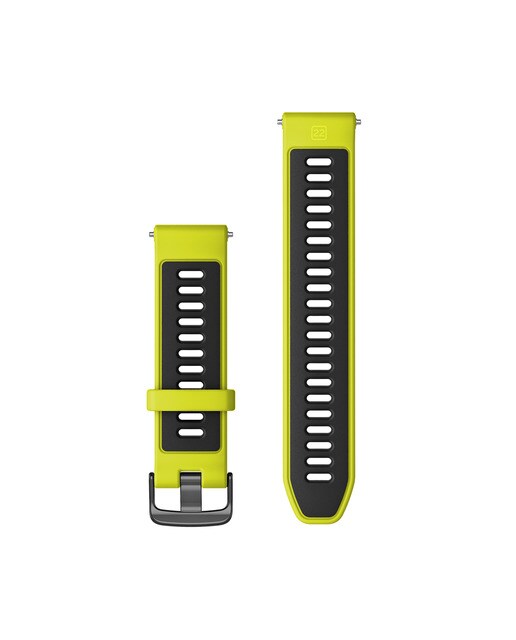 Bracelete de Relógio Forerunner 965 - 22 mm Amarelo / Preto-2