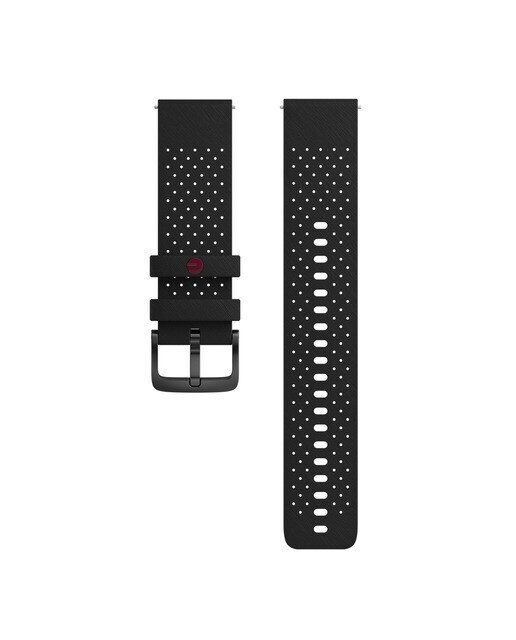 Correia para Relógio Vantage V3 Silicone -22 mm - Tamanho S-L Preto-1