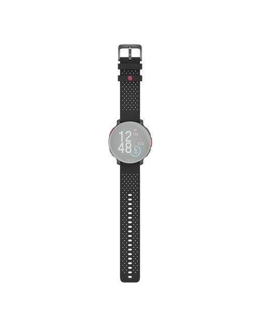 Correia para Relógio Vantage V3 Silicone -22 mm - Tamanho S-L Preto-3