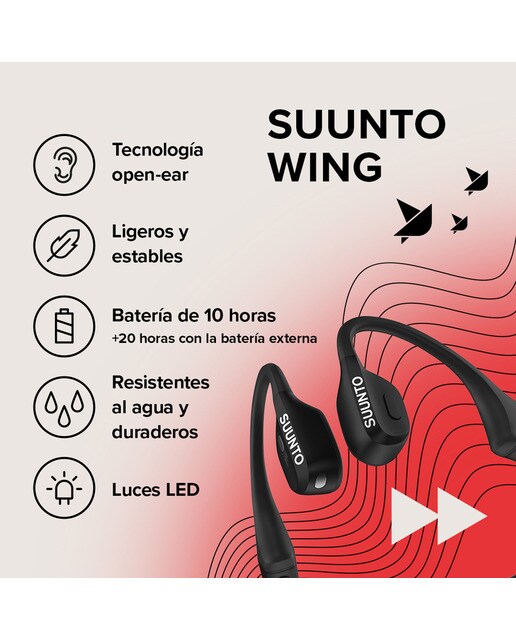 Auriculares Wing Preto-10