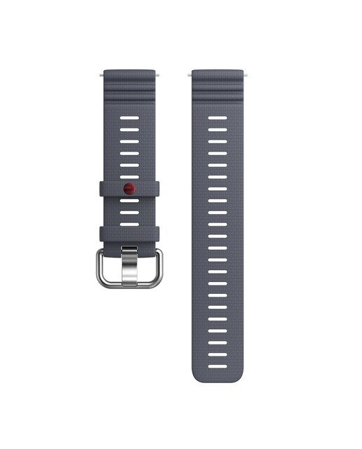 Correia de Silicone para Relógio Tamanho S-L - 22 mm Cinzento-1
