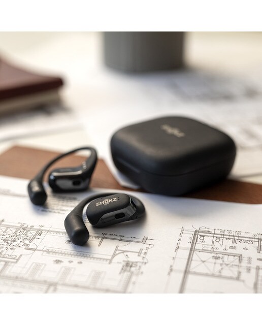 Auscultadores Desportivos True Wireless Open-Ear Premium Preto-8