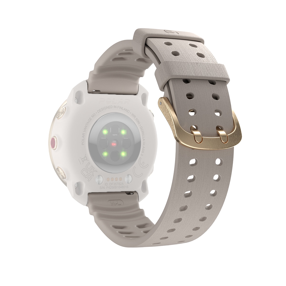 Correia WB Sport de Silicone Sil S-L - 22 mm Cinzento-3
