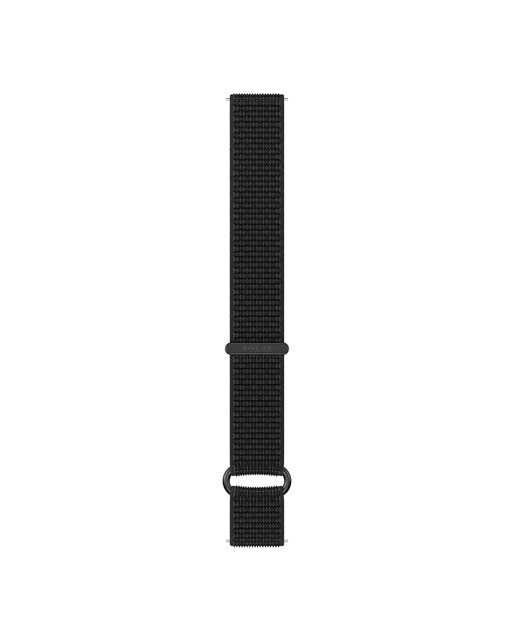 Bracelete para Relógio 22 mm em Nylon e Velcro M-L Preto-1