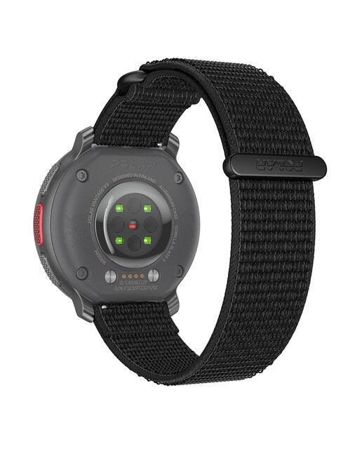 Bracelete para Relógio 22 mm em Nylon e Velcro M-L Preto-3