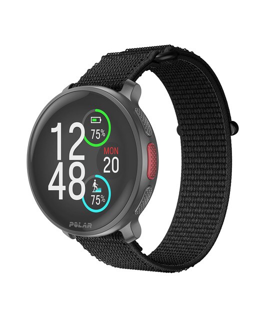 Bracelete para Relógio 22 mm em Nylon e Velcro S-M Preto-4