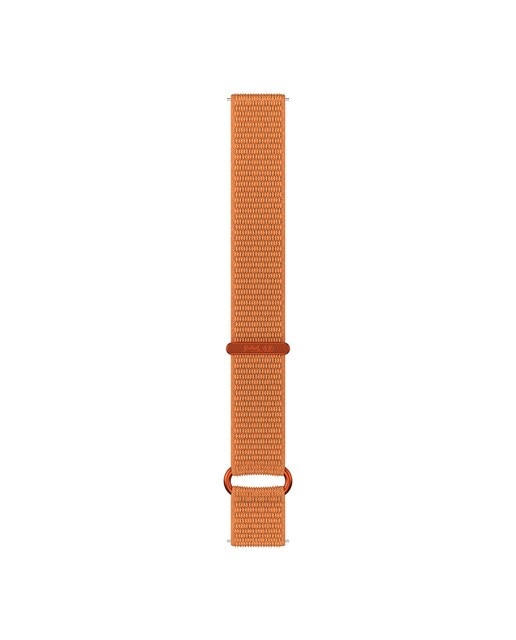 Bracelete para Relógio 22 mm em Nylon e Velcro M-L Laranja-1