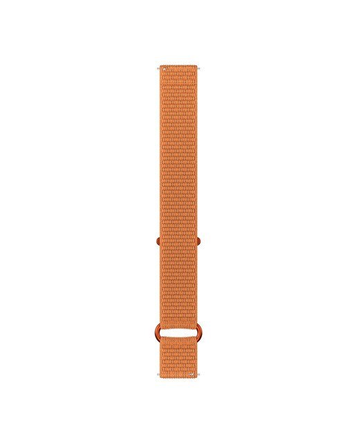 Bracelete para Relógio 22 mm em Nylon e Velcro M-L Laranja-2