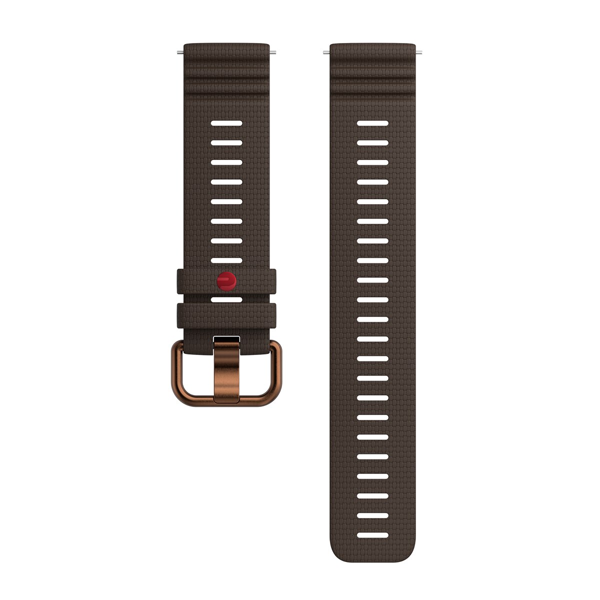 Bracelete Desportiva 22 mm de Silicone S-L - Castanho Castanho-1
