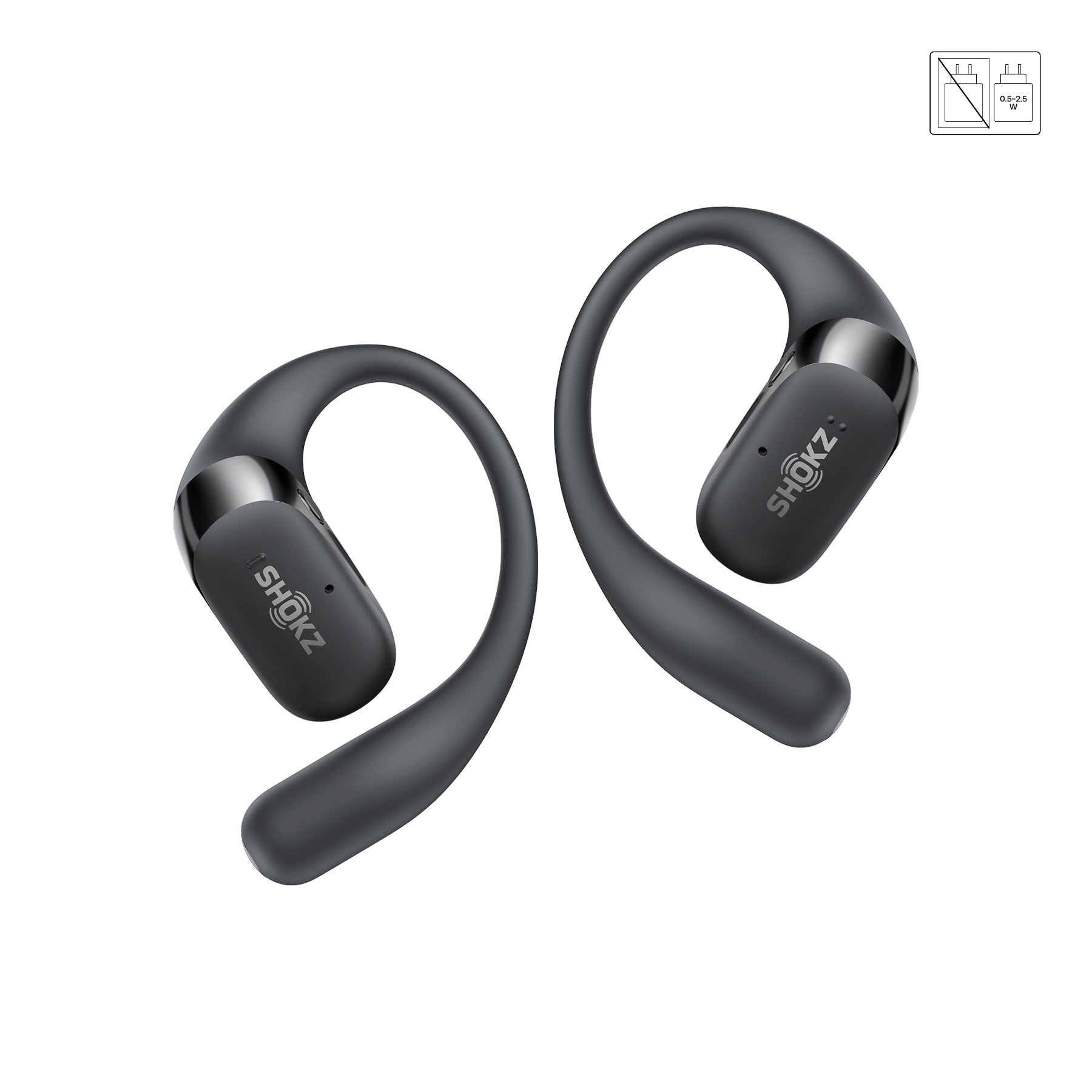 Auriculares Bluetooth Shokz OpenFit 2+ True Wireless - Preto 2