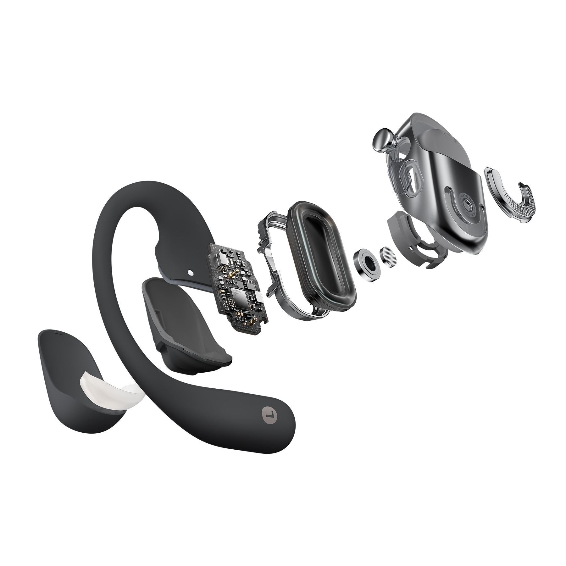 Auriculares Bluetooth Shokz OpenFit 2+ True Wireless - Preto 4
