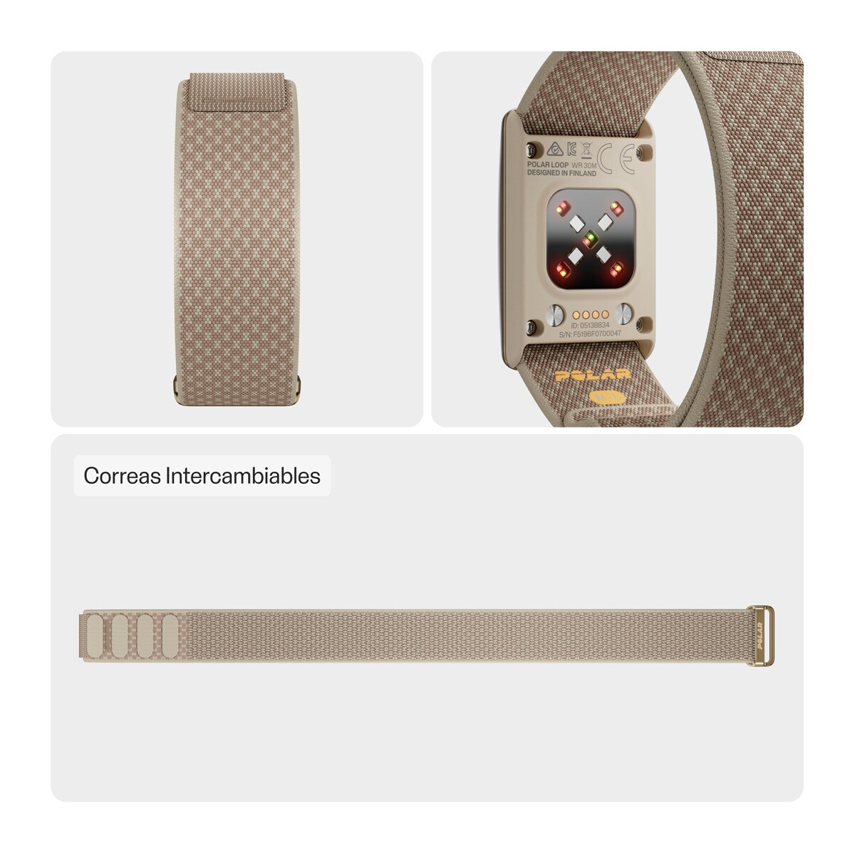 Correia Unissexo para Loop Polar Cinzento-2