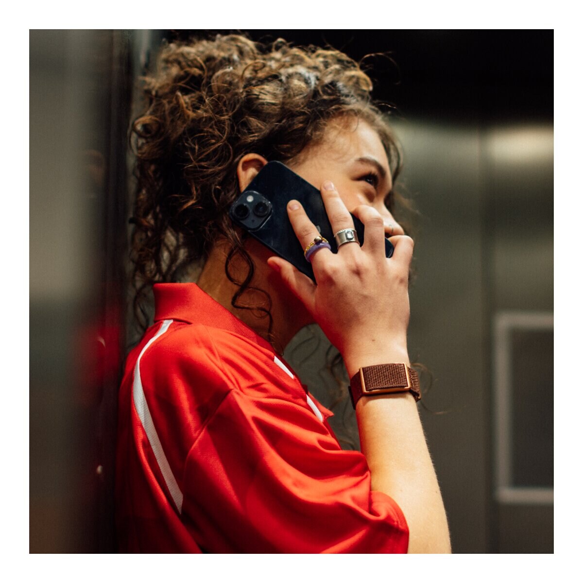 Correia Unissexo para Loop Polar Castanho-5