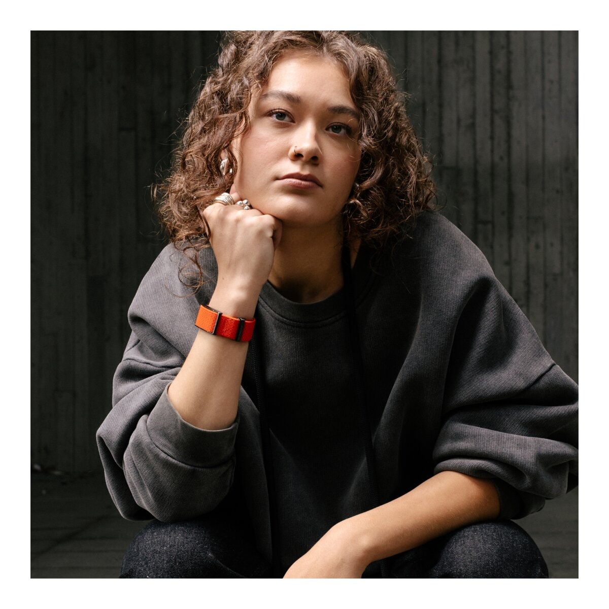 Correia Unissexo para Loop Polar Laranja-5