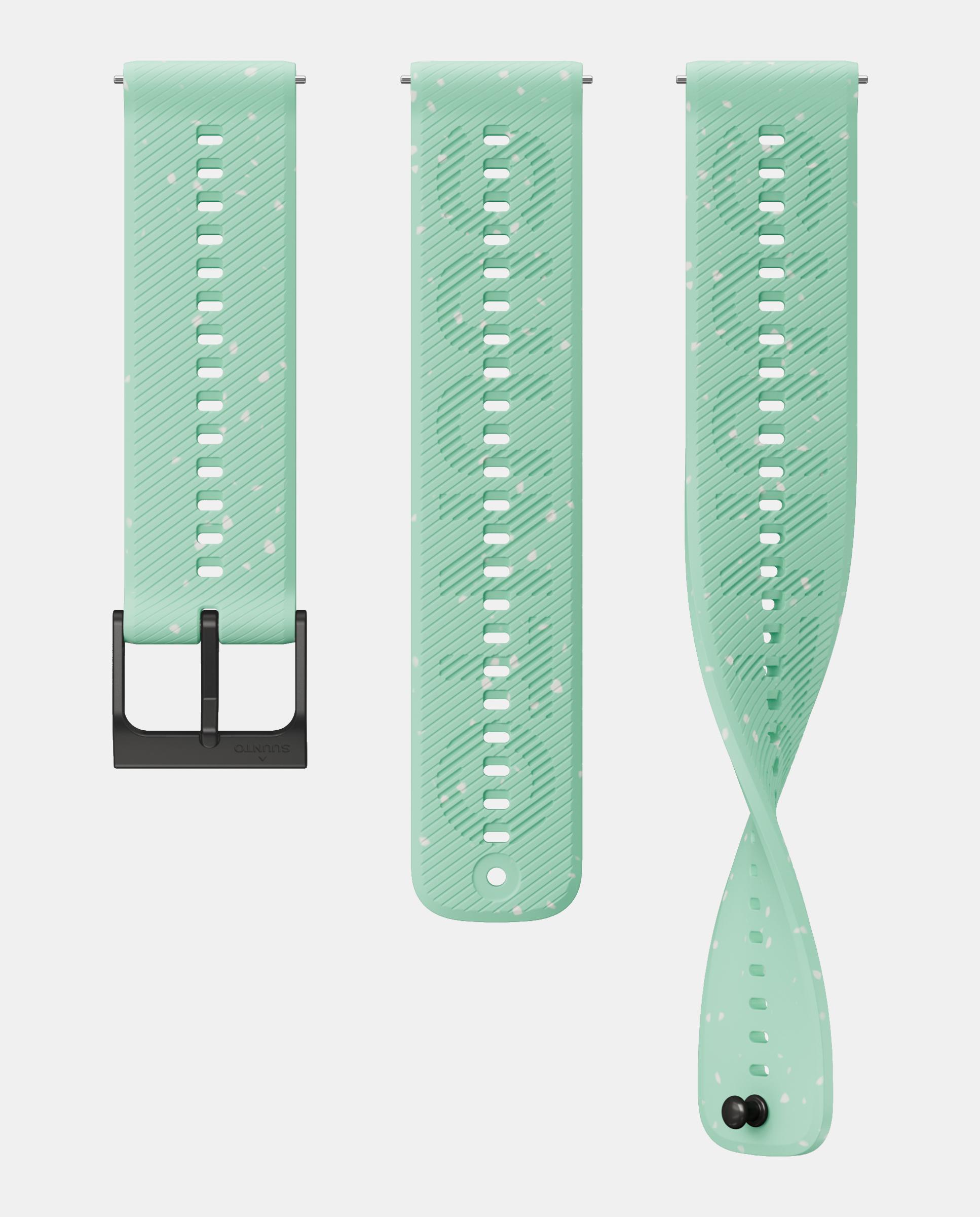 Correia de Silicone 22 mm ATH6 Verde-2