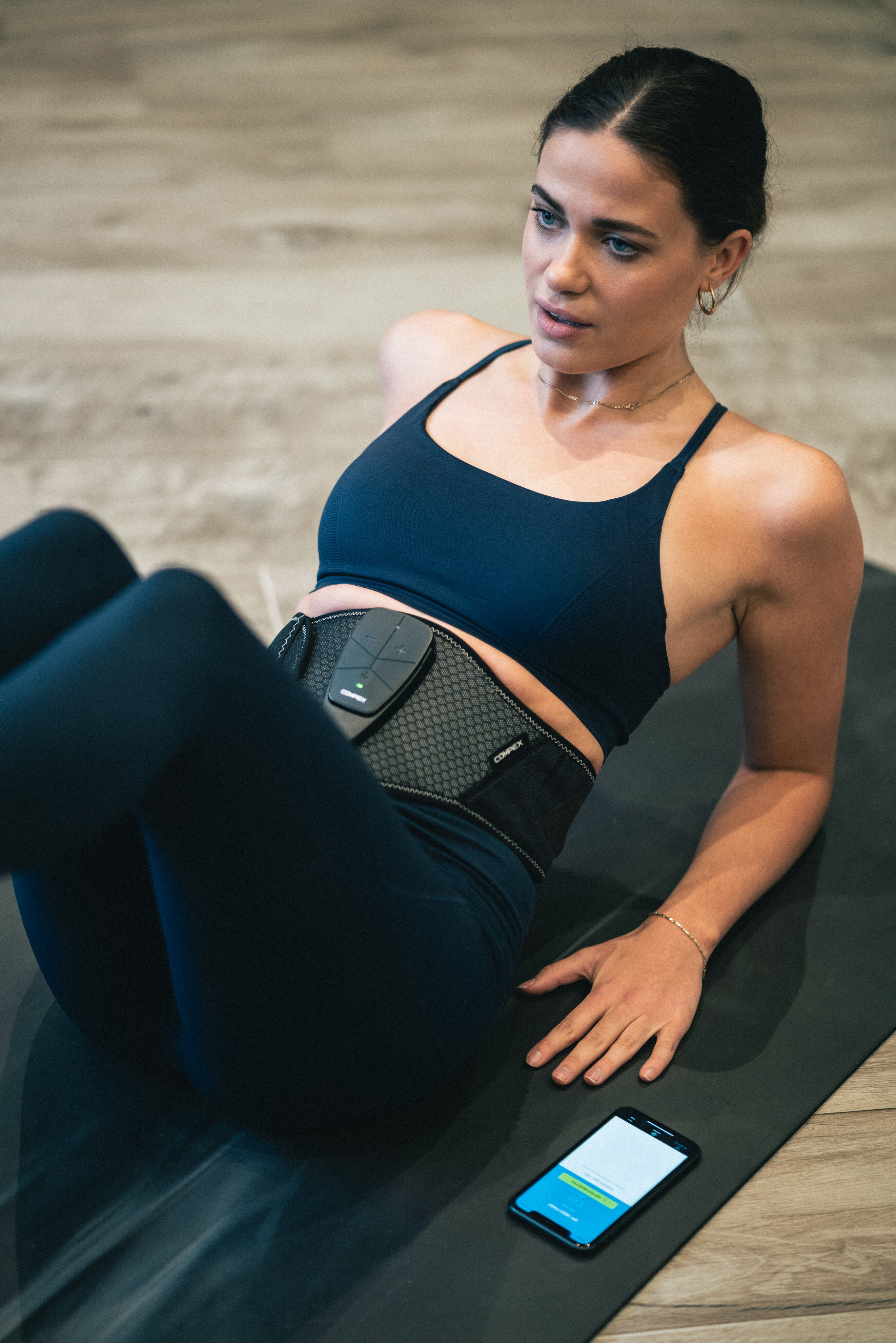 Conjunto Corebelt 3.0 Compex Preto / Cinzento-13