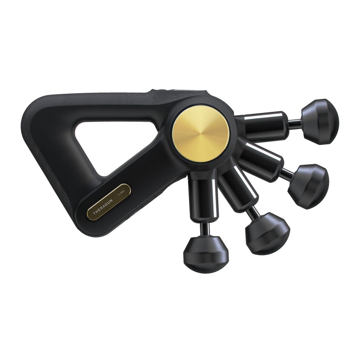 Theragun PRO Gold (4ª Geração) Pistola de Massagem de Terapia Percussiva Preto / Dourado-2