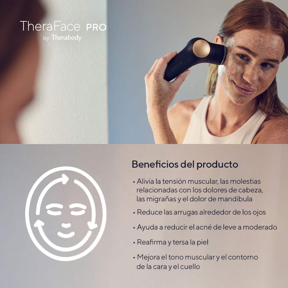 Theraface PRO Dispositivo de Tonificação Facial Preto-16
