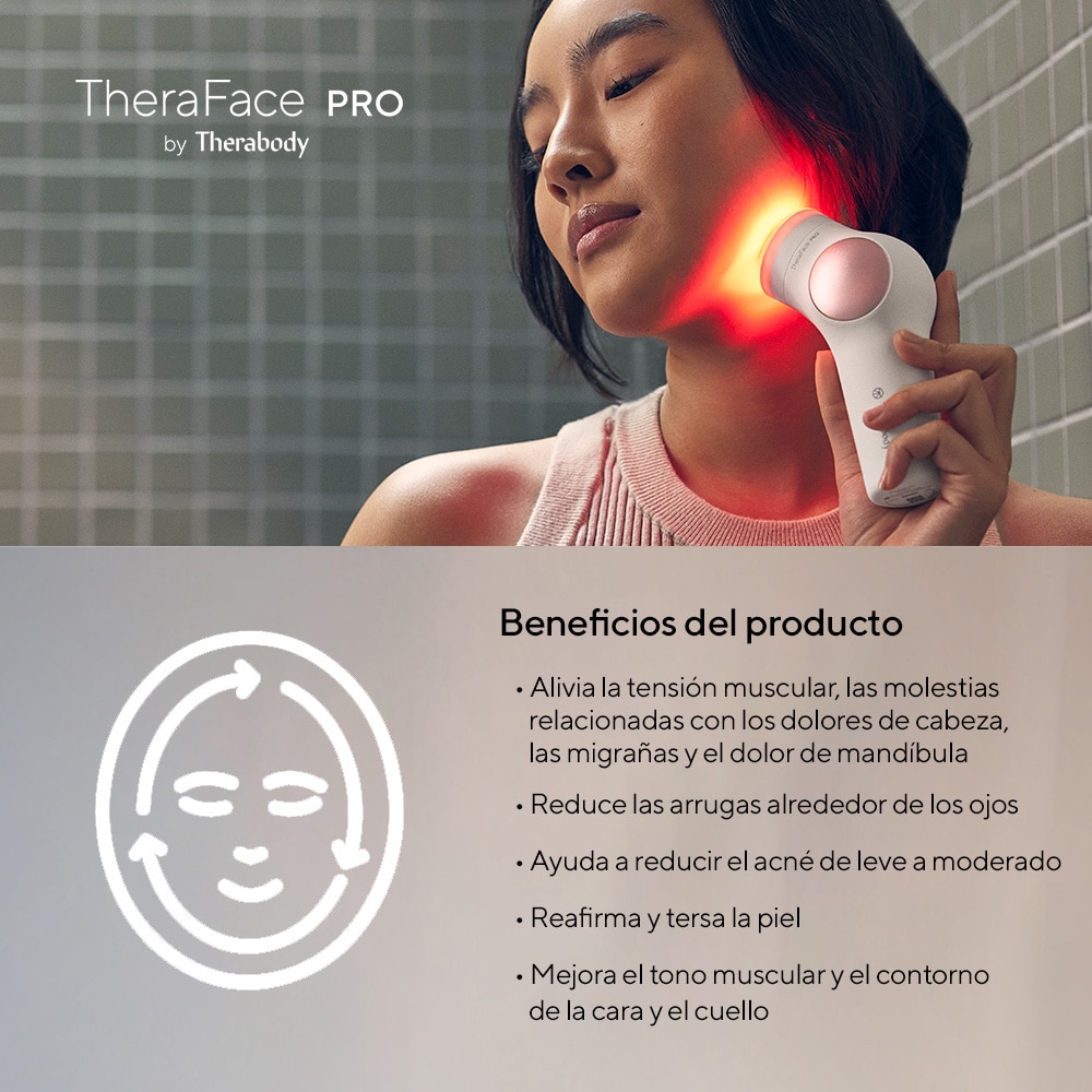 Theraface PRO Dispositivo de Tonificação Facial Branco-16