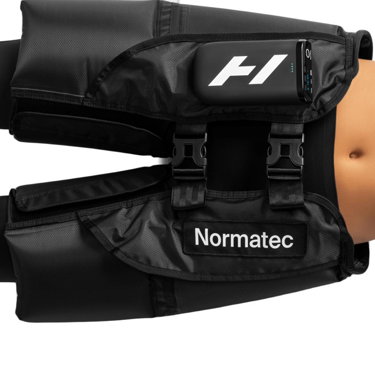 DISPOSITIVO DE MASAJE Normatec Premier-Caderas Hyperice Negro · El