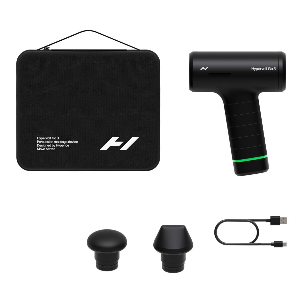 ボディ・フェイスケア Hypervolt GO 1 Pistola de masaje Hypervolt Go 3 Hyperice Negro · El Corte Inglés