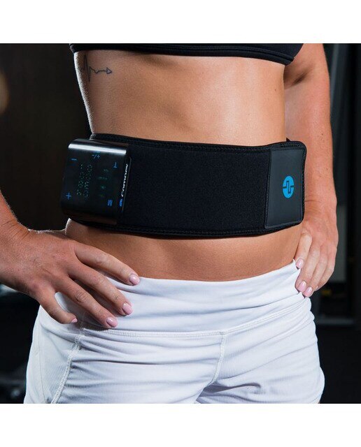 Faixa lombar Back Wrap Tens/Heat Preto-4