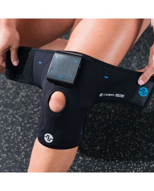 Joelheira Knee Wrap Tens/Heat Preto-3