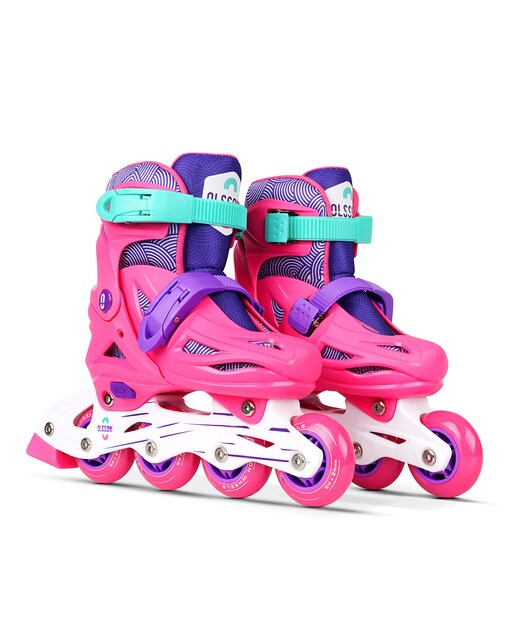 Patins em Linha Sally Rosa-2
