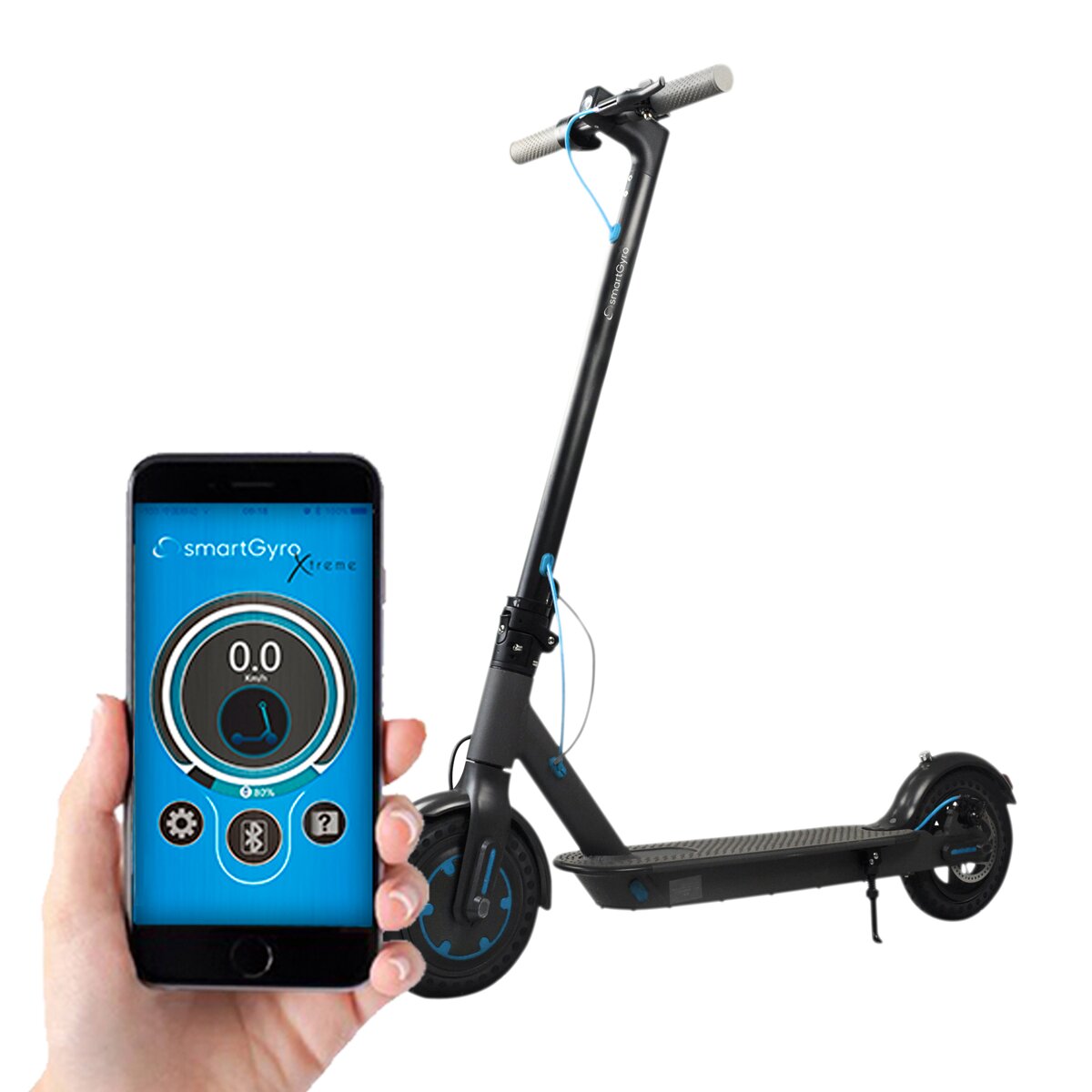 Trotinete eléctrica Xtreme EVO SmartGyro Preto-4