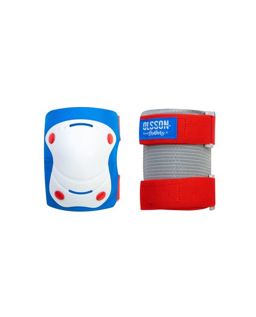 Set protecciones niños Olsson and Brothers Blanco / Azul / Rojo-2