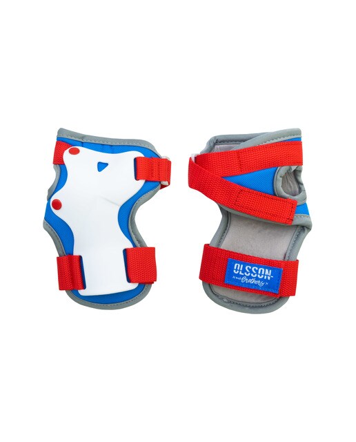 Set protecciones niños Olsson and Brothers Blanco / Azul / Rojo-3