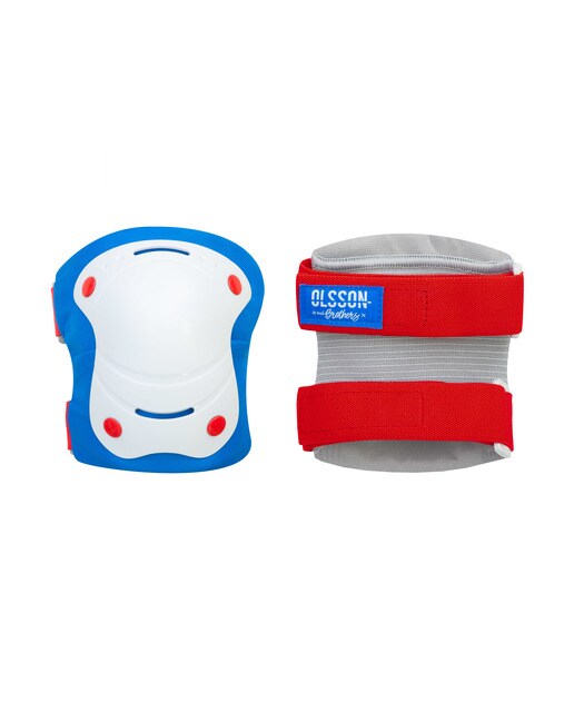 Set protecciones niños Olsson and Brothers Blanco / Azul / Rojo-4