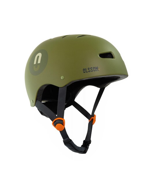 Capacete de Patinagem Urban Rider Verde-militar-1