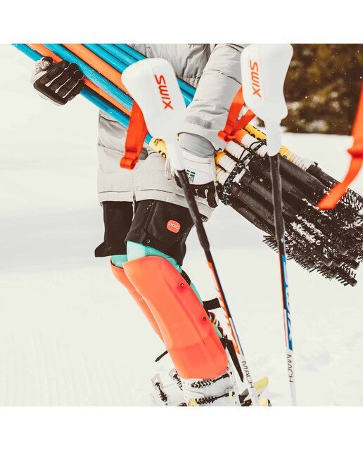Caneleiras de Ski/Snowboard Shins Classic Laranja-2
