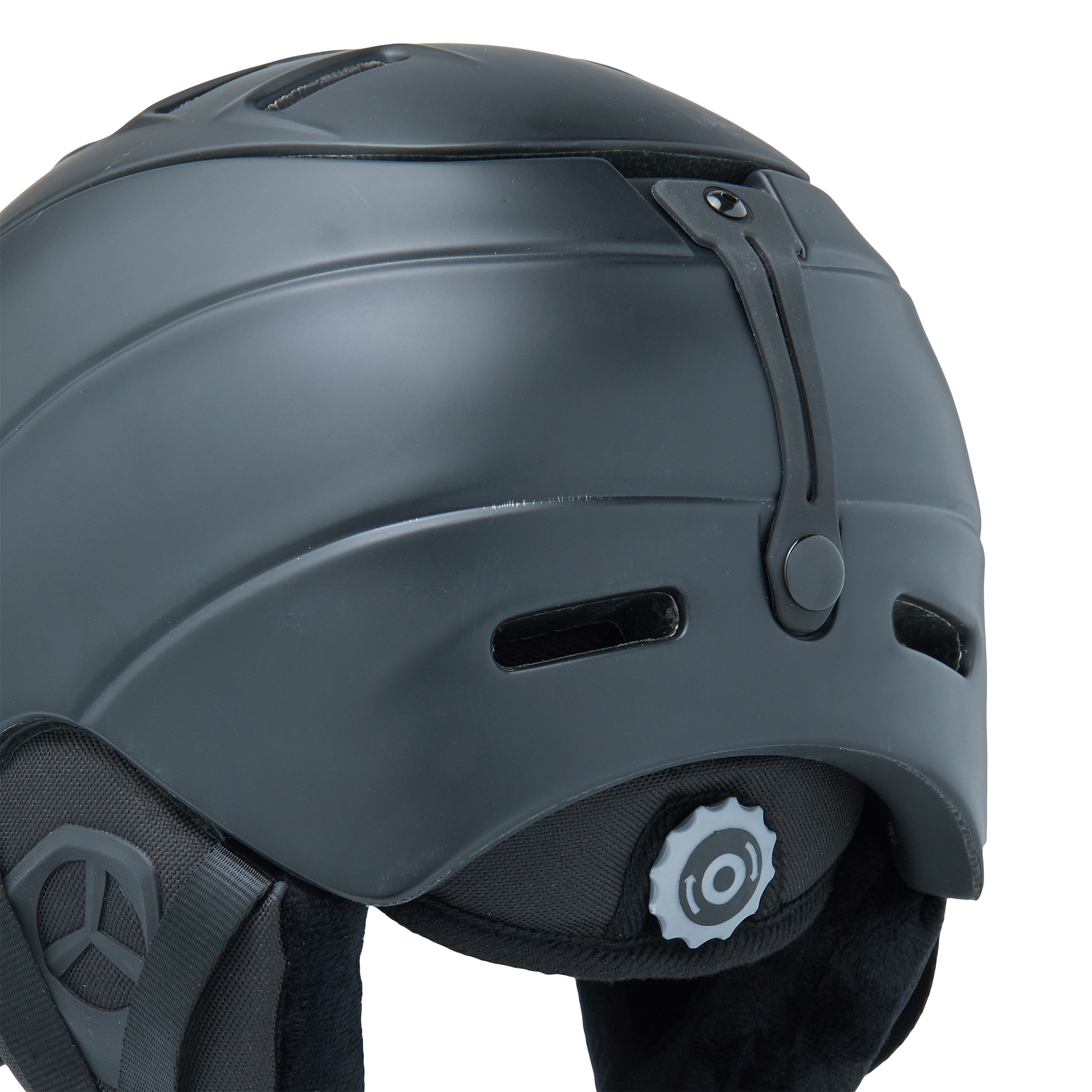 Capacete de Ski/Snowboard com Visor Mountain PRO Preto-3