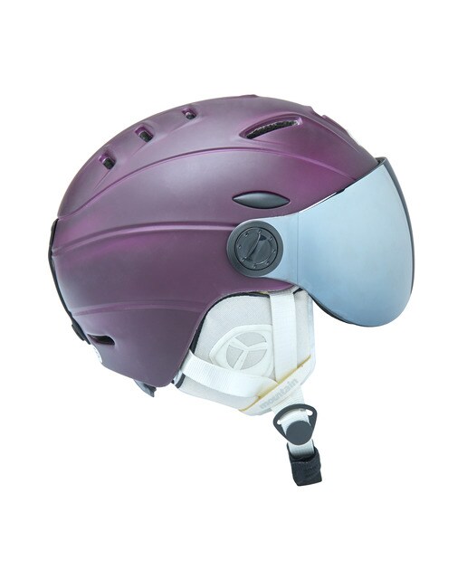 Capacete de Ski/Snowboard com Visor Mountain PRO Violeta-1