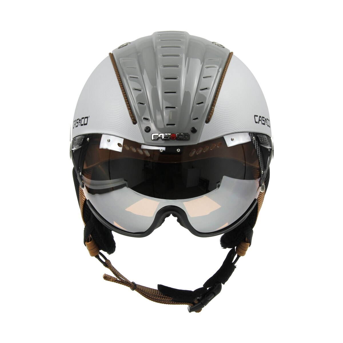 Capacete de Esqui / Snow e Ciclismo SP-2 com Visor Polarizado Branco-2