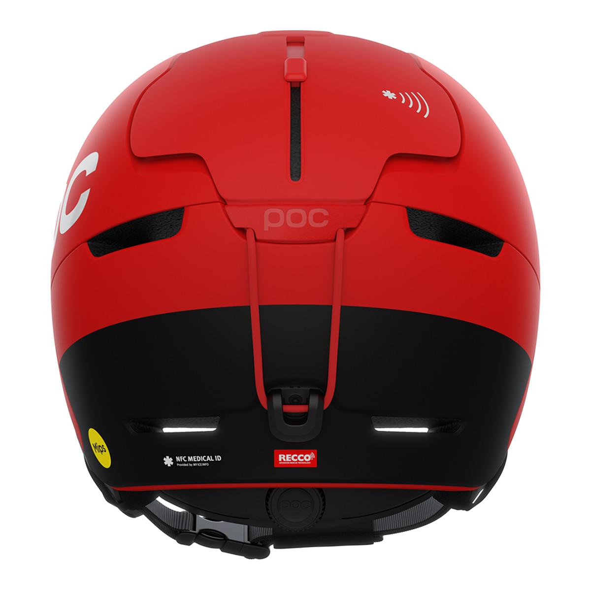 Capacete de Adulto Obex BC MIPS POC Vermelho / Preto-4