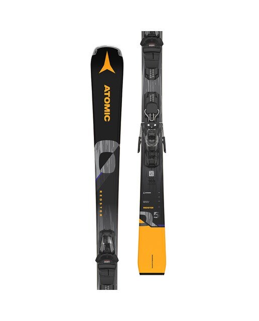 Skis Redster Q PRO + M 10 GW Safran Preto / Laranja-3