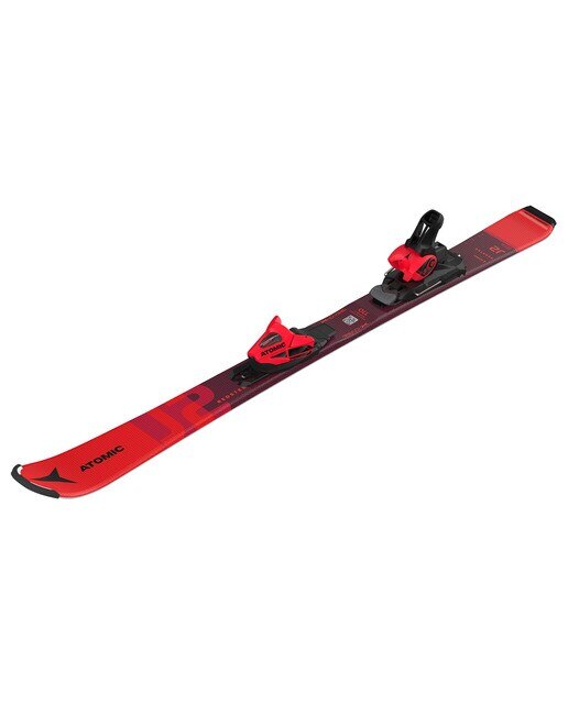 Skis de Criança Redster J2 100-120 + C 5 GW Re Vermelho-4