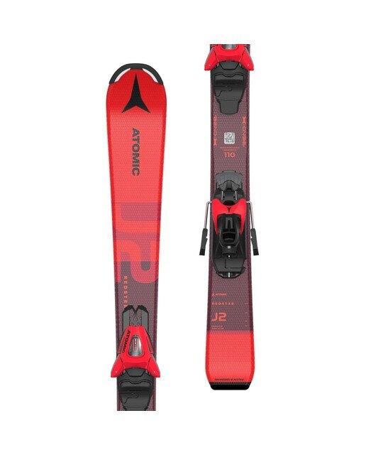 Skis de Criança Redster J2 100-120 + C 5 GW Re Vermelho-6