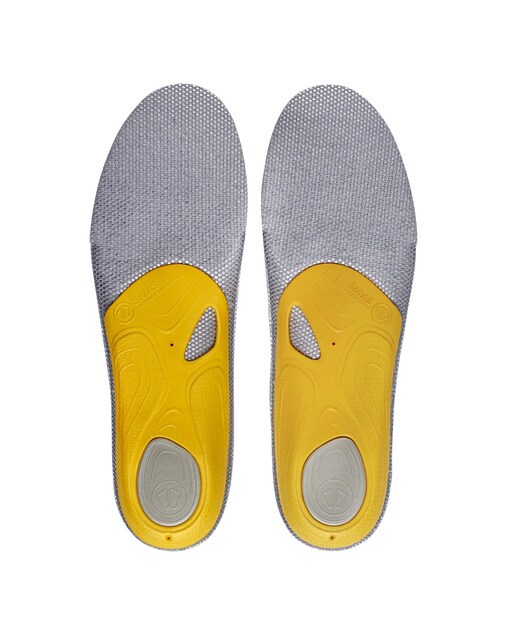 Palmilha 3 Feet Merinos High Cinzento / Amarelo-2