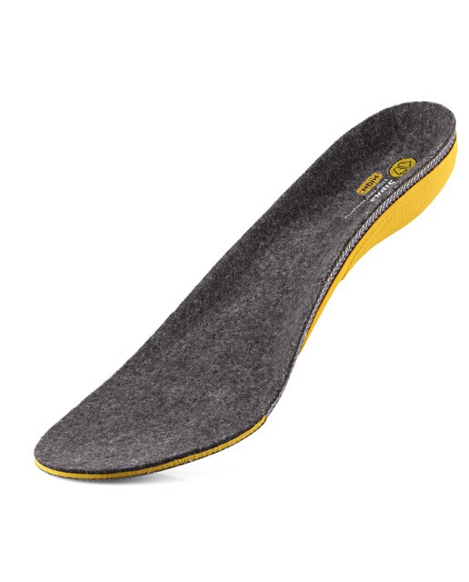 Palmilha 3 Feet Merinos High Cinzento / Amarelo-4