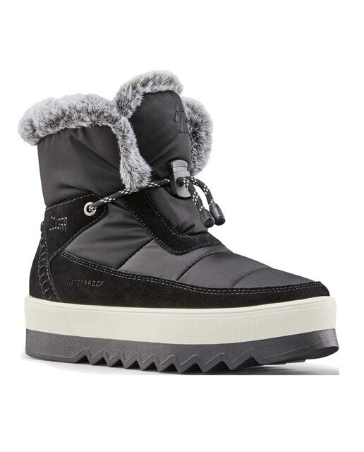 Botas de Après-ski Vibe Nylon-Suede Preto-4