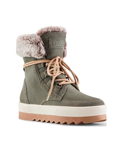 Botas de Après-Ski Vanetta Suede Verde-4