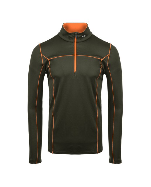 T-shirt Race Half-Zip Kjus Verde-escuro-1