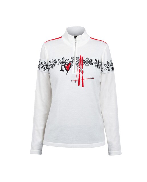 T-shirt Luna Branco / Preto-1