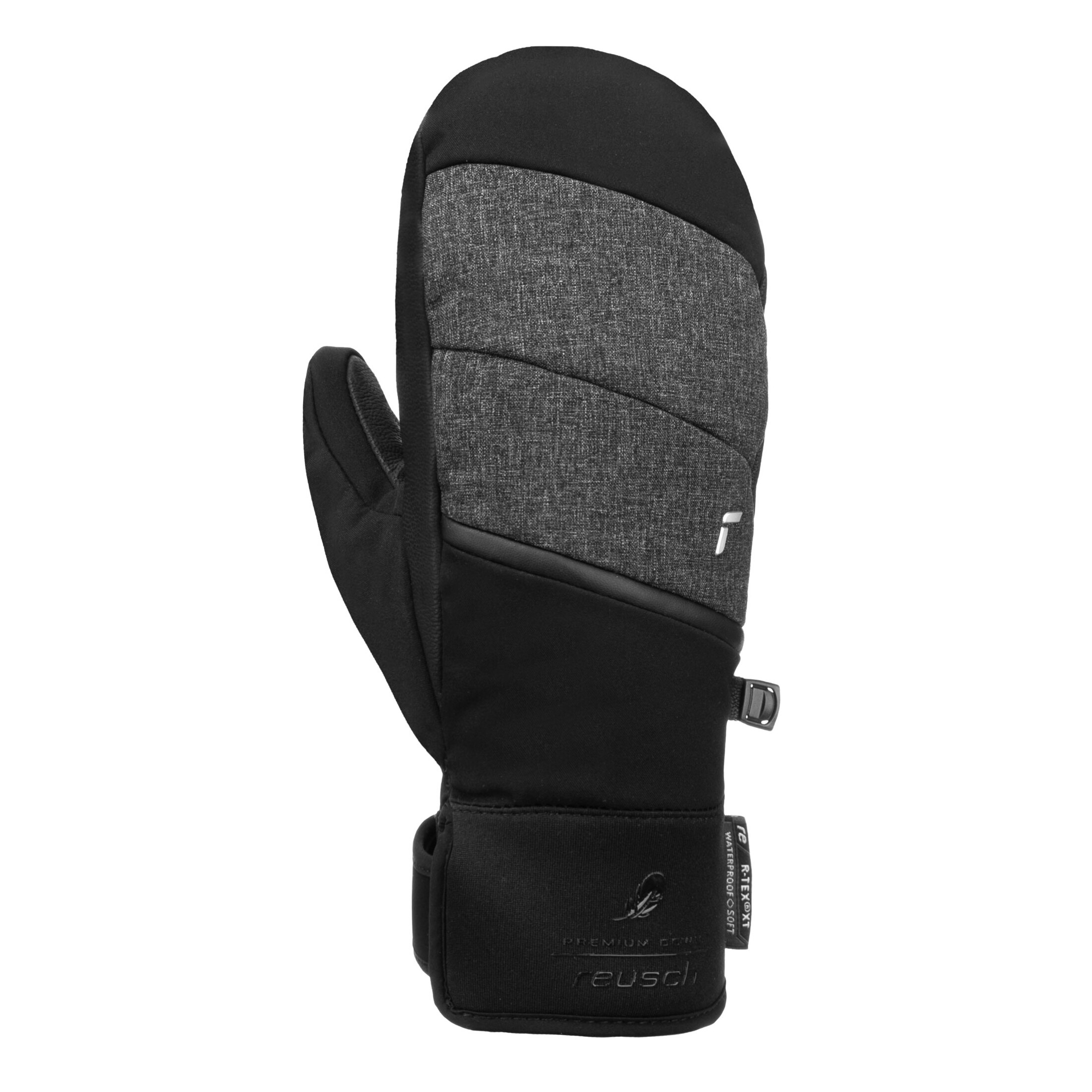 Luvas de Ski/Snowboard Unissexo Febe R-TEX® XT Mitten Preto / Cinzento-1