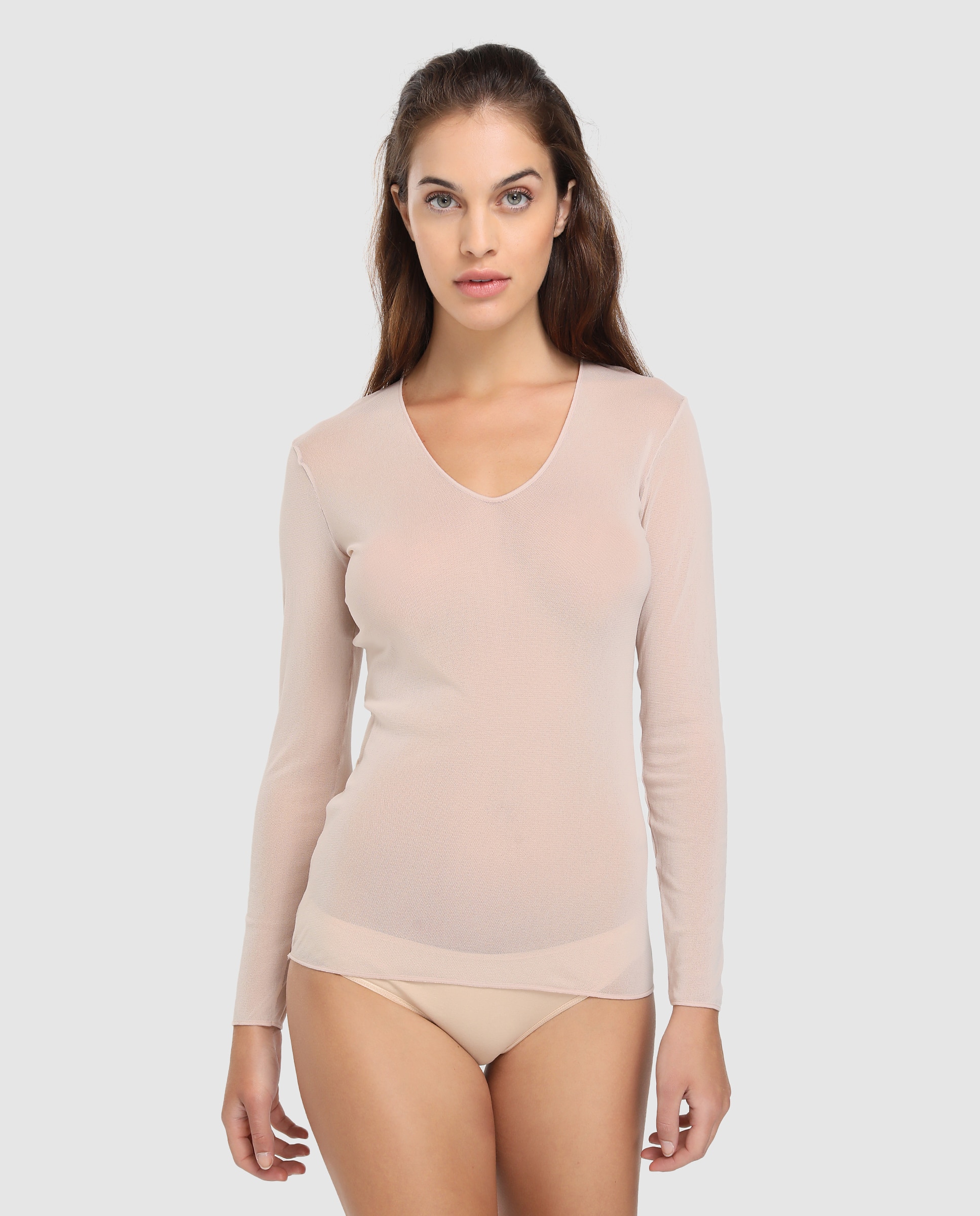 Imagem 0 de Camisola interior de tule de mulher Janira