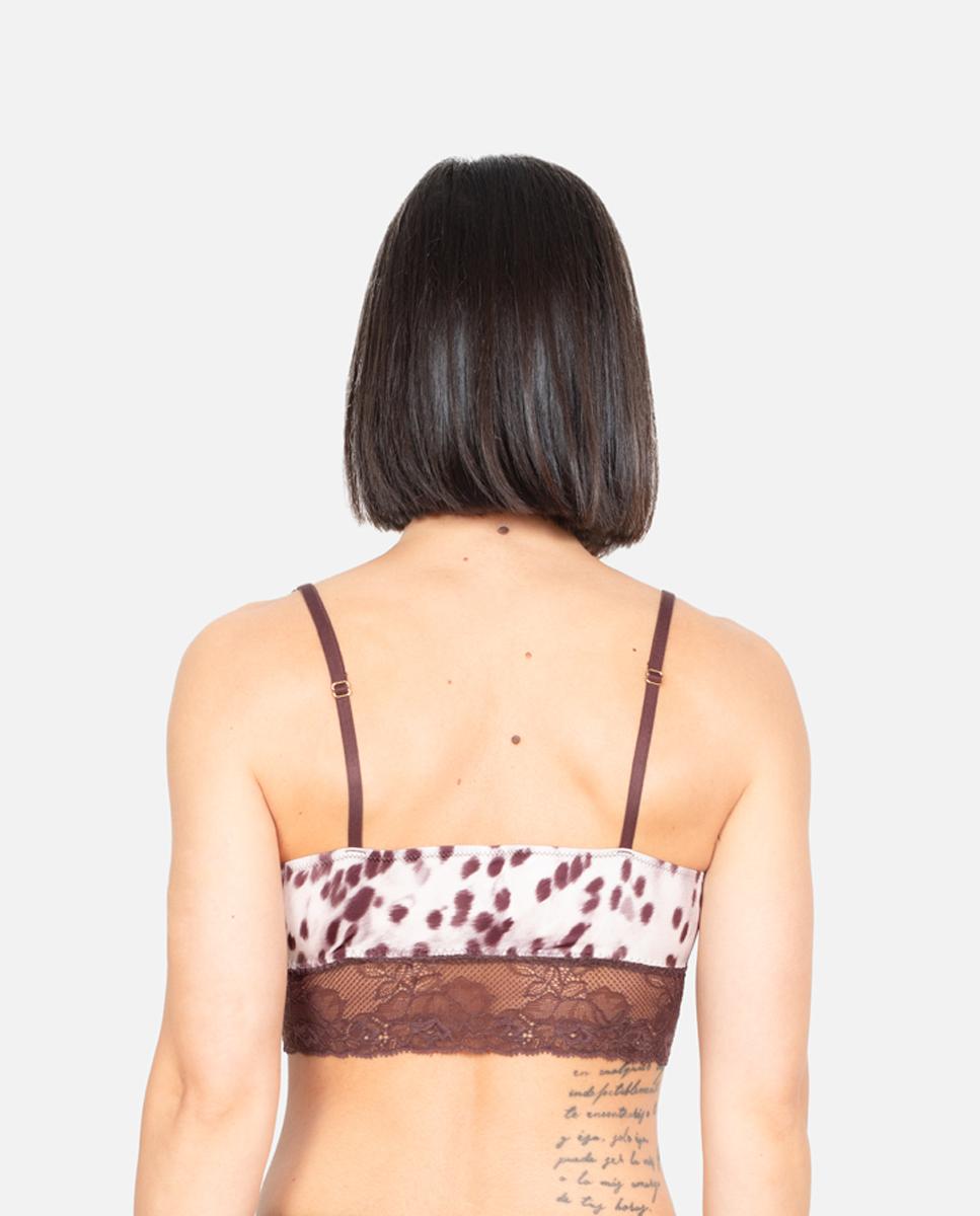 Top com Animal Print Castanho-2
